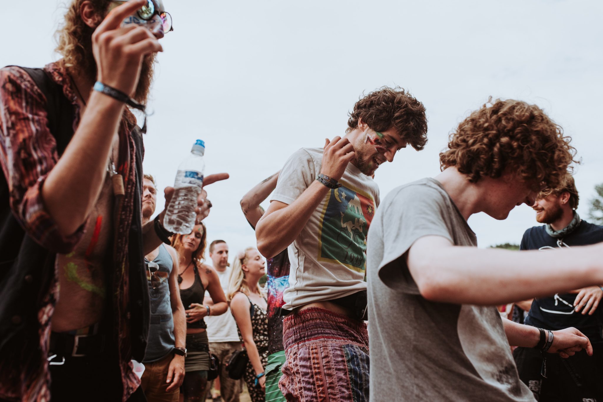 Tanzen im Matsch auf einem Festival