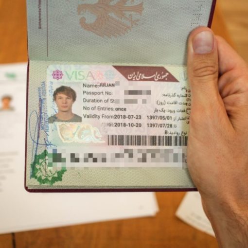 Iran Visa Visum Stempel