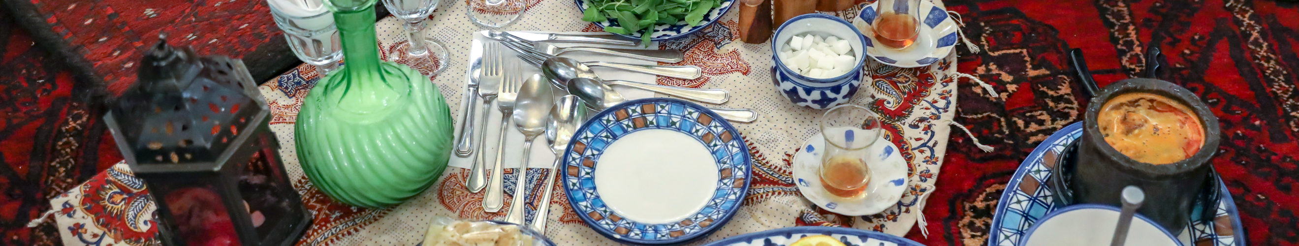 Traditionelles persisches Essen