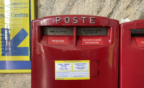 Briefkasten Italien