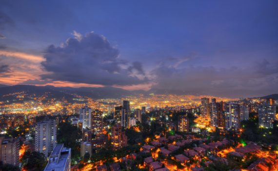 Ausblick Medellín Kolumbien