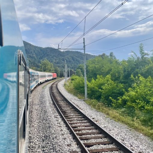 Zugfahrt Interrail Slovenien
