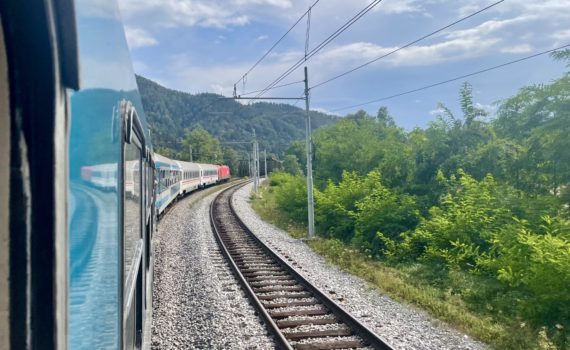 Zugfahrt Interrail Slovenien