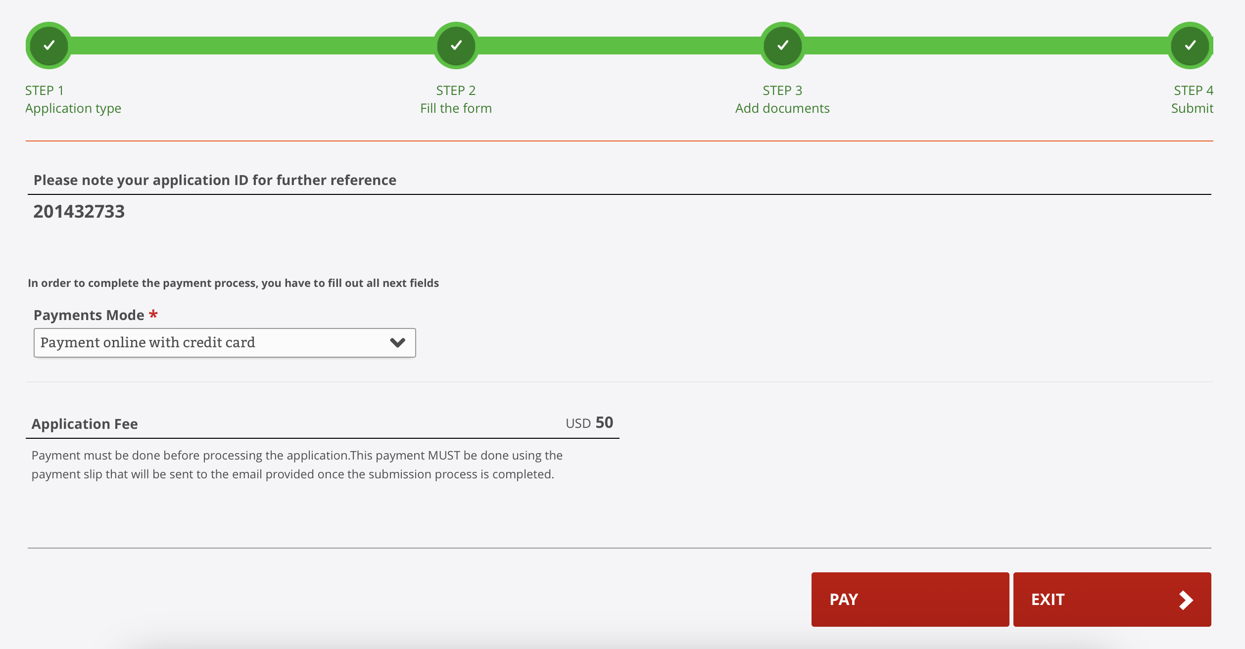 Schritt 4 Uganda Visum