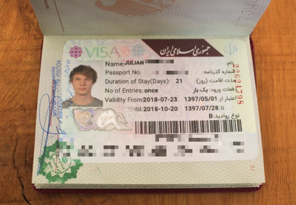 Apply Iran Visa Passport